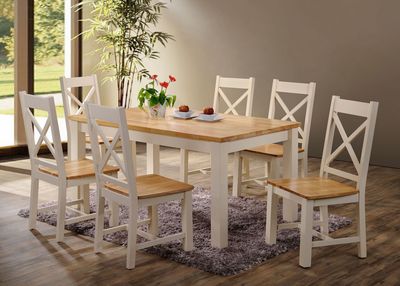 Rochester dining set incl 6 chairs