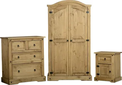 Corona Trio bedroom set
