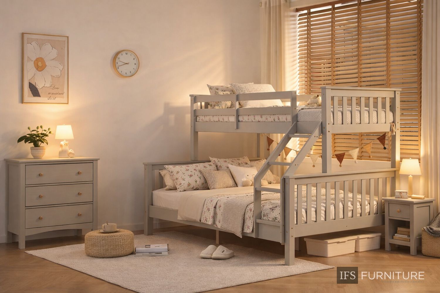 Titan Triple bunks (full size double 4ft6)