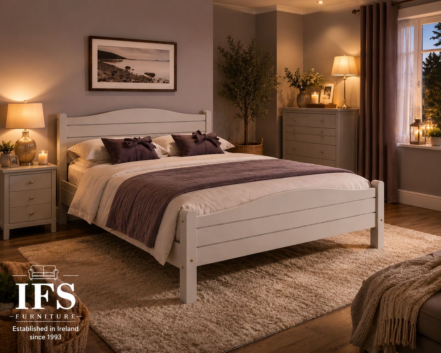 Elwood 4ft6 Double bedframe