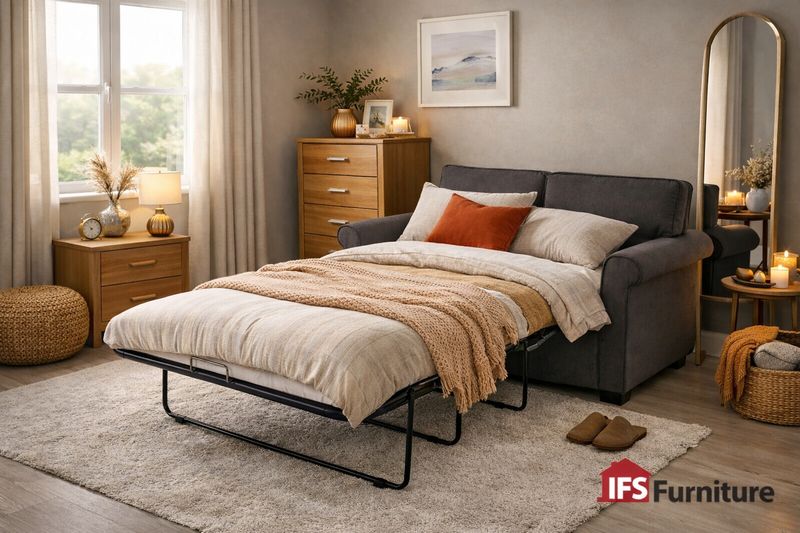 Boston sofa bed grey