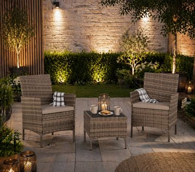 Willow 3 piece garden/patio set