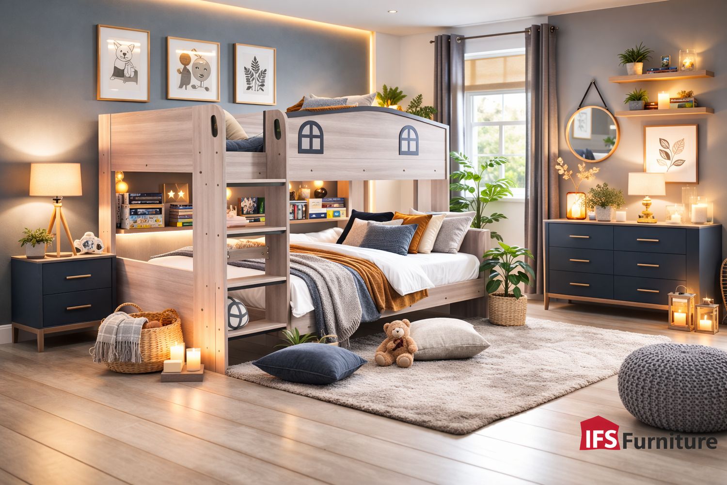 Hector kids bunk bed