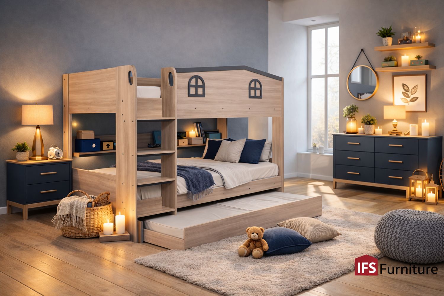 Hector kids bunk bed