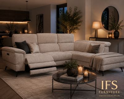 Natalia adjustable corner chaise sofa