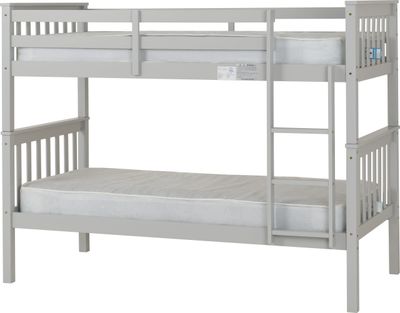 Erin 3ft bunk bed light grey