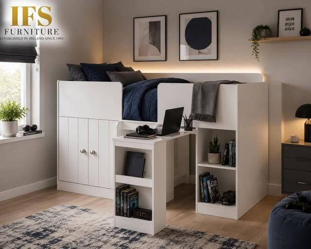 Orlando low sleeper with desk/mattress included