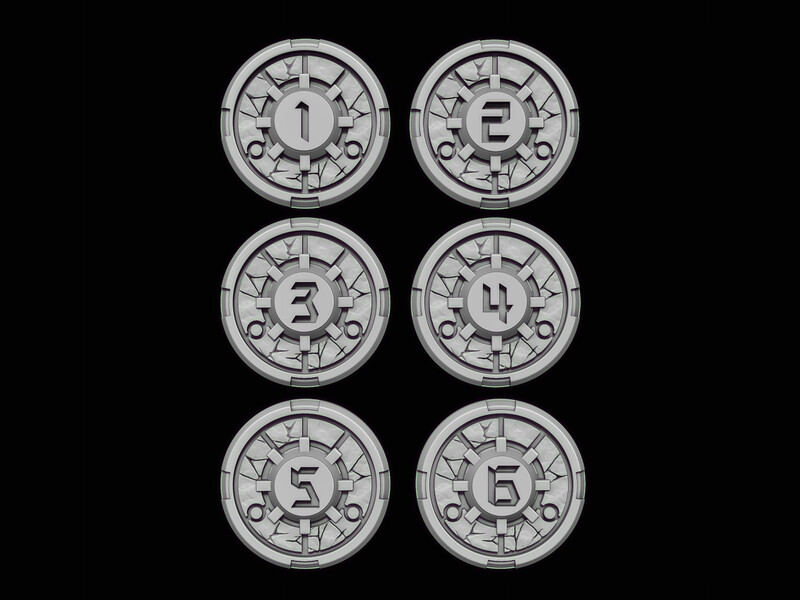 Ancient Evil Tokens - STL.