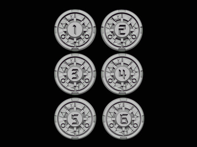 Ancient Evil Tokens - STL.