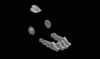 Bike Upgrade "The Skull" - Resin