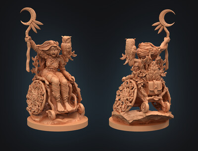 Human Druid - Resin/Metal