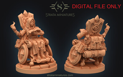 Half Elf Wizard STL