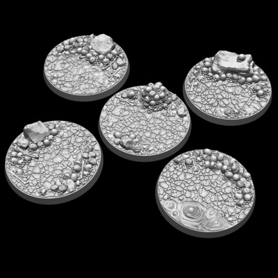 LegendGames 50mm Skull Bases X5 - STL