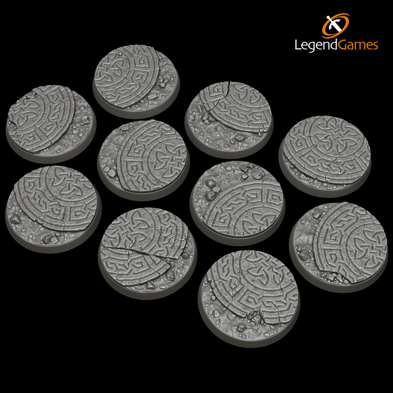 LegendGames 40mm Round Celtic Base - STL