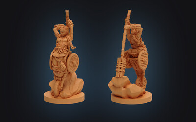 Human Monk STL.