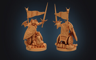 Dragonborn Paladin Resin/Metal