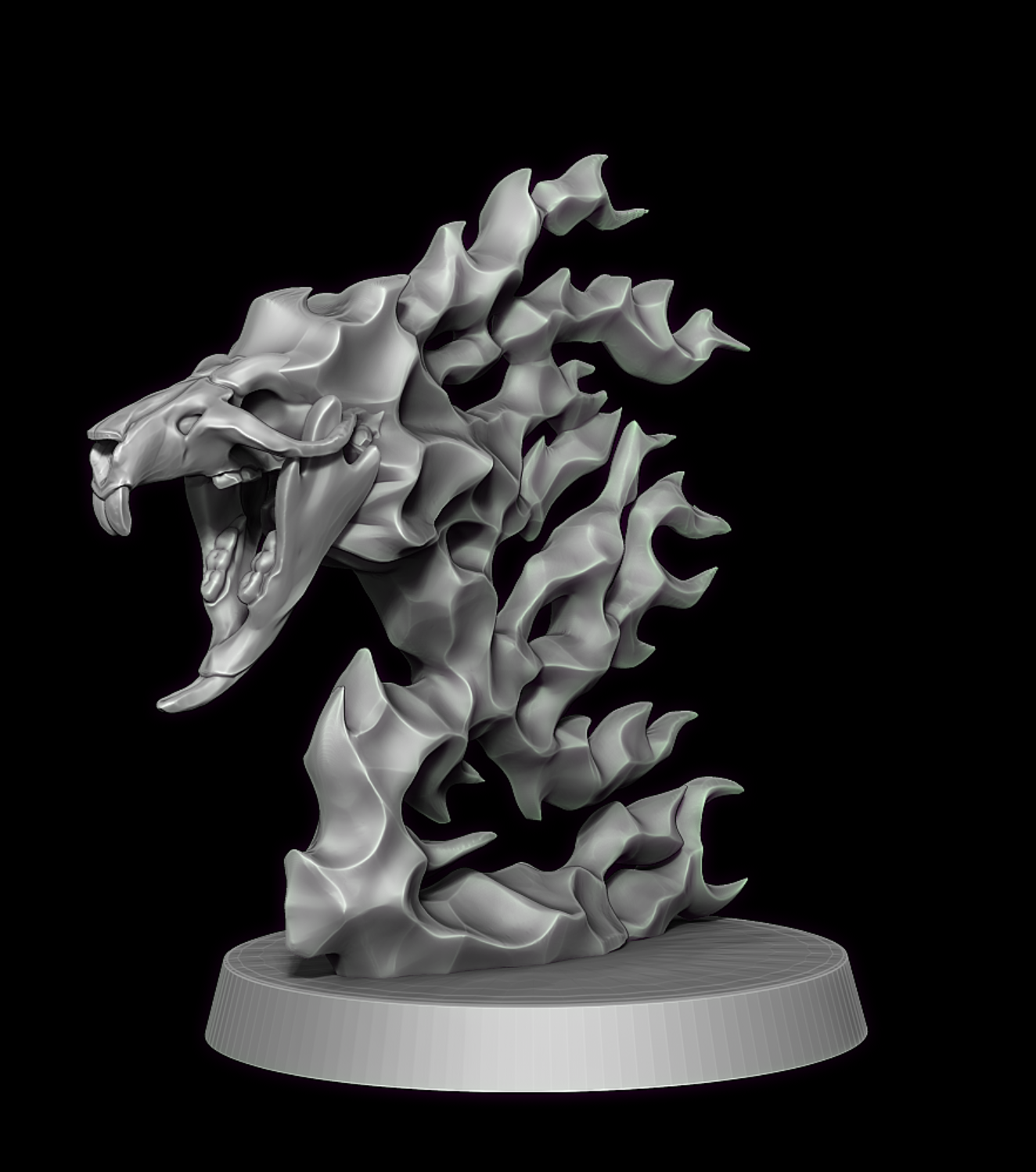 Burning Rathead Resin