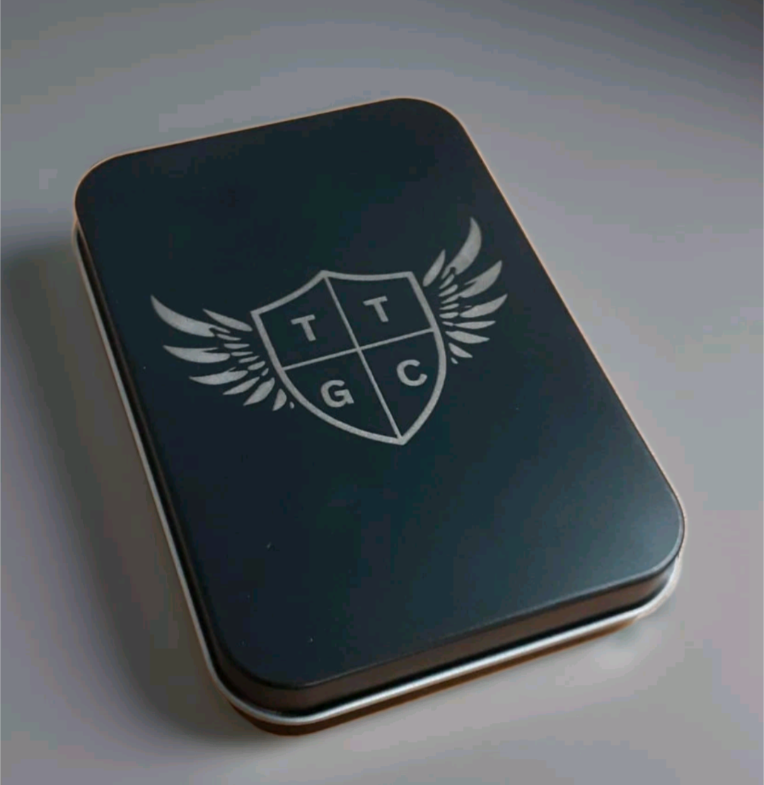 Dice Tin (Fits 20 Dice) - Tabletop Templars Gaming Club