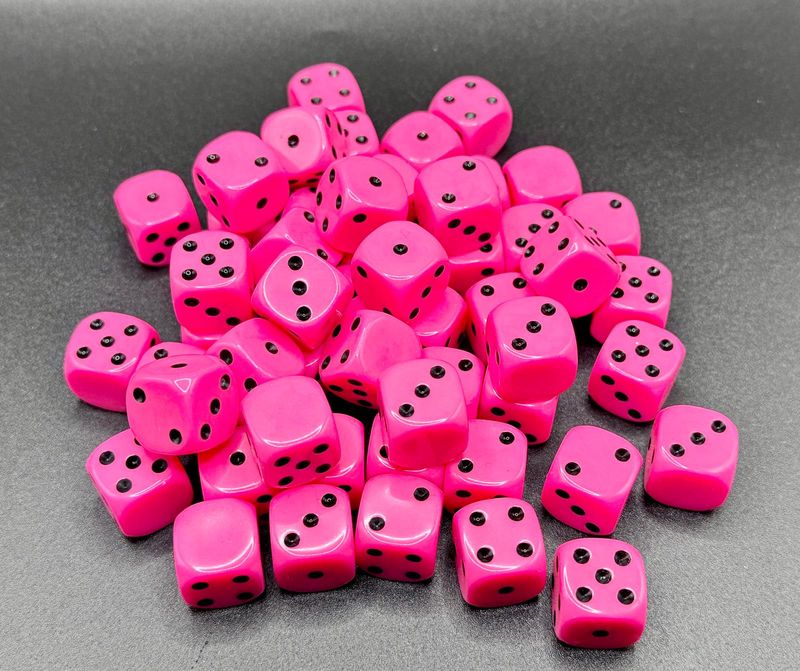 Dice x 10 - Project Mayhem Pink