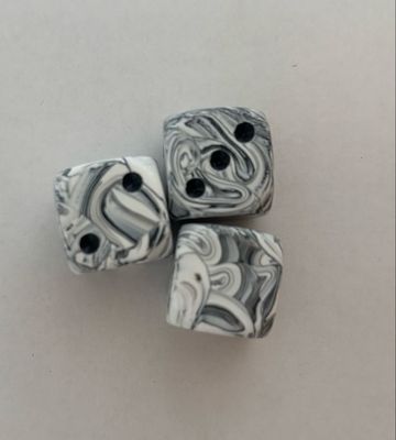 Quality UK Made Dice x 10 - Hypno Swirl- Custom Six Side