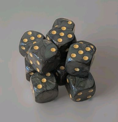 Quality UK Made Dice x 10 - Copper Swirl - Custom Six Side
