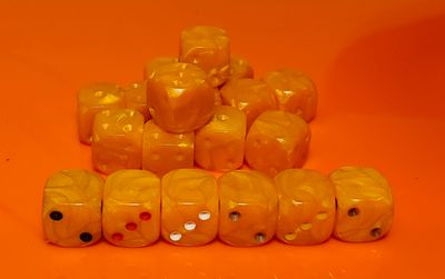 UK Made 12mm Pick Your Pip Colour x 10 Sunshine Orange