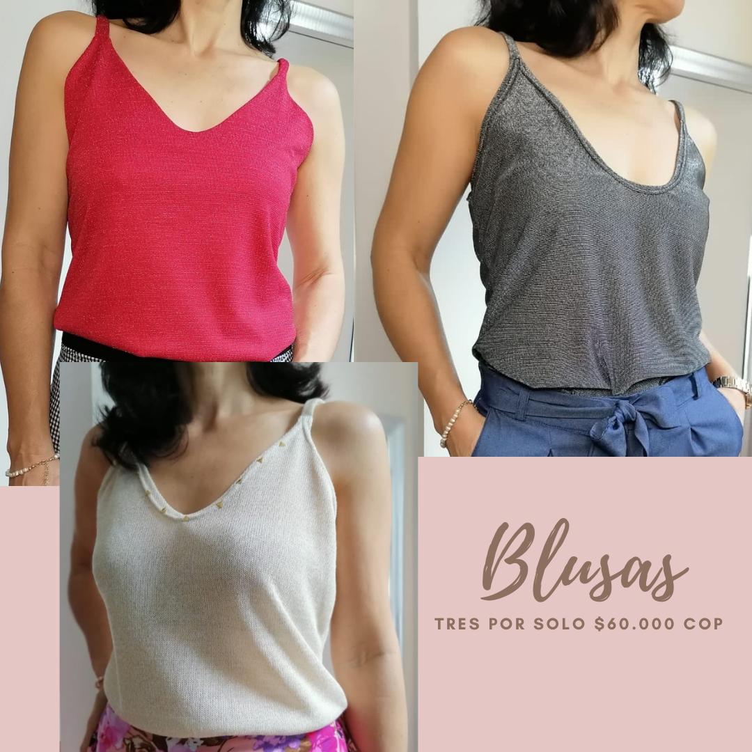 Blusa básica outlet de tiras