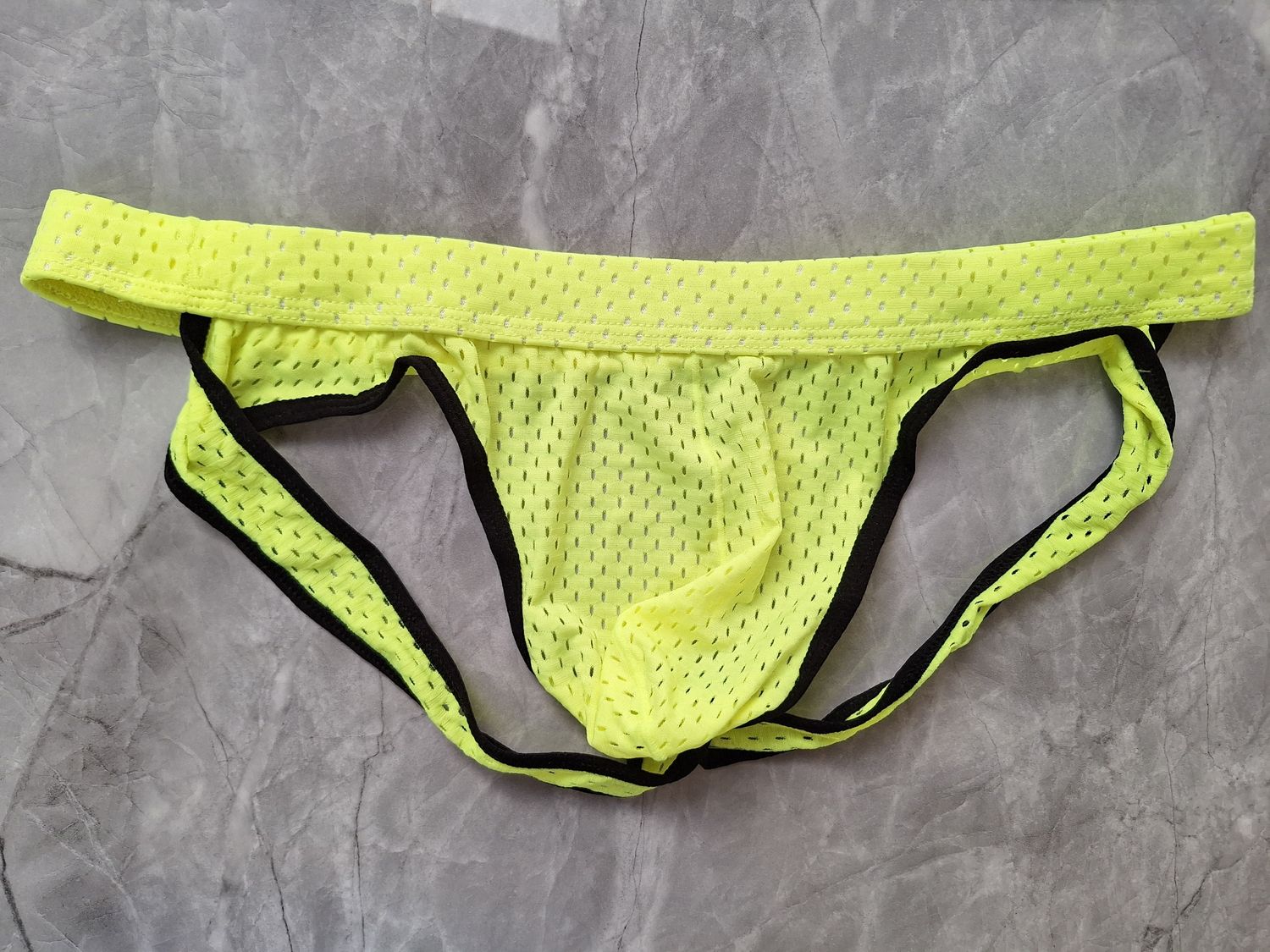 Muški donji veš - Jockstrap Mesh Green