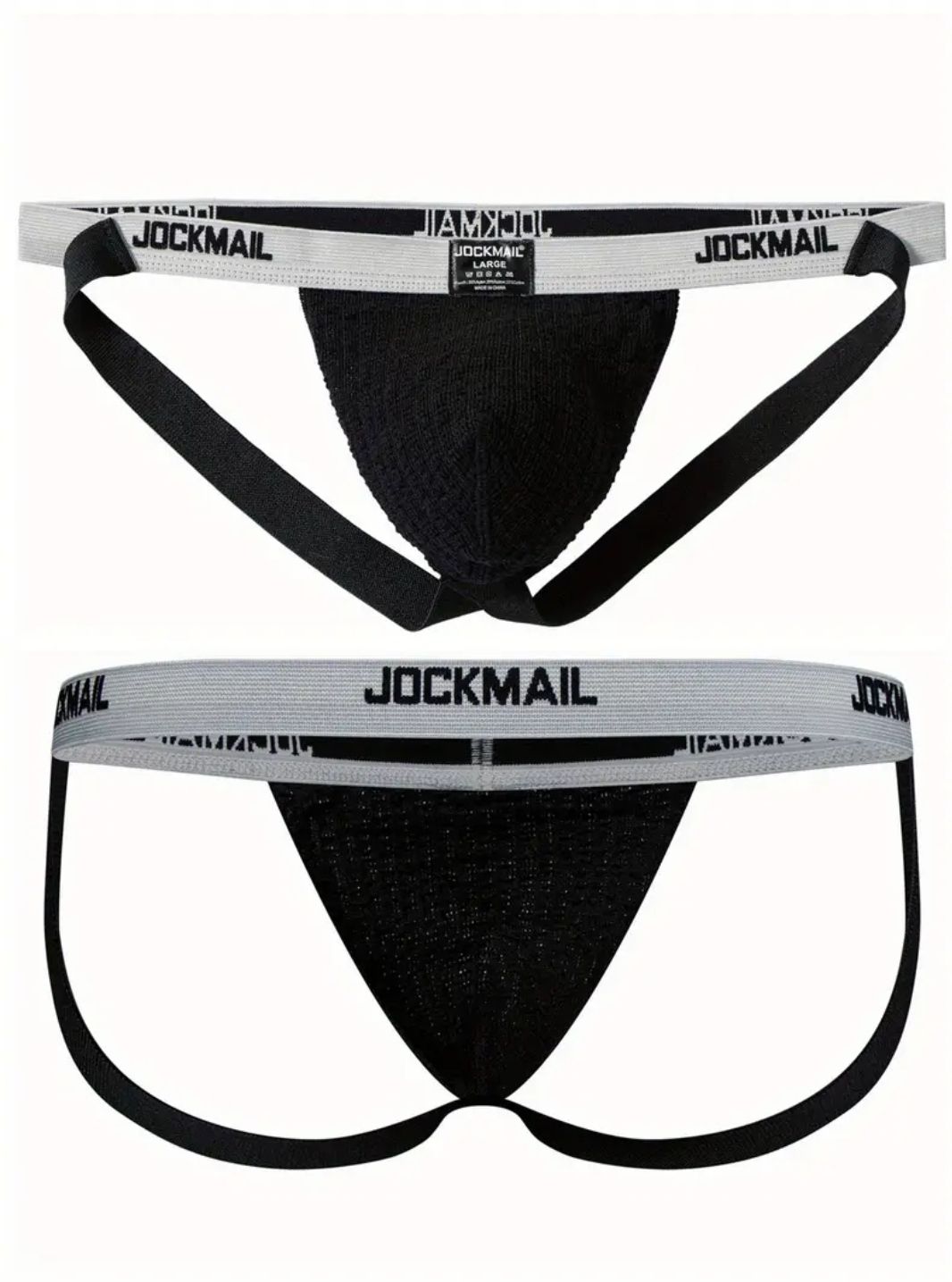 Jockmail Jockstrap - Crna