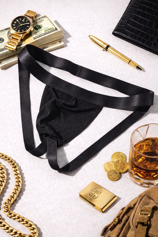 Jockstrap Thin - Crna