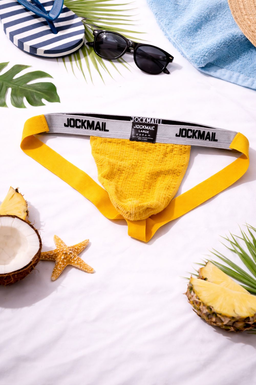 Jockmail Jockstrap - Žuta
