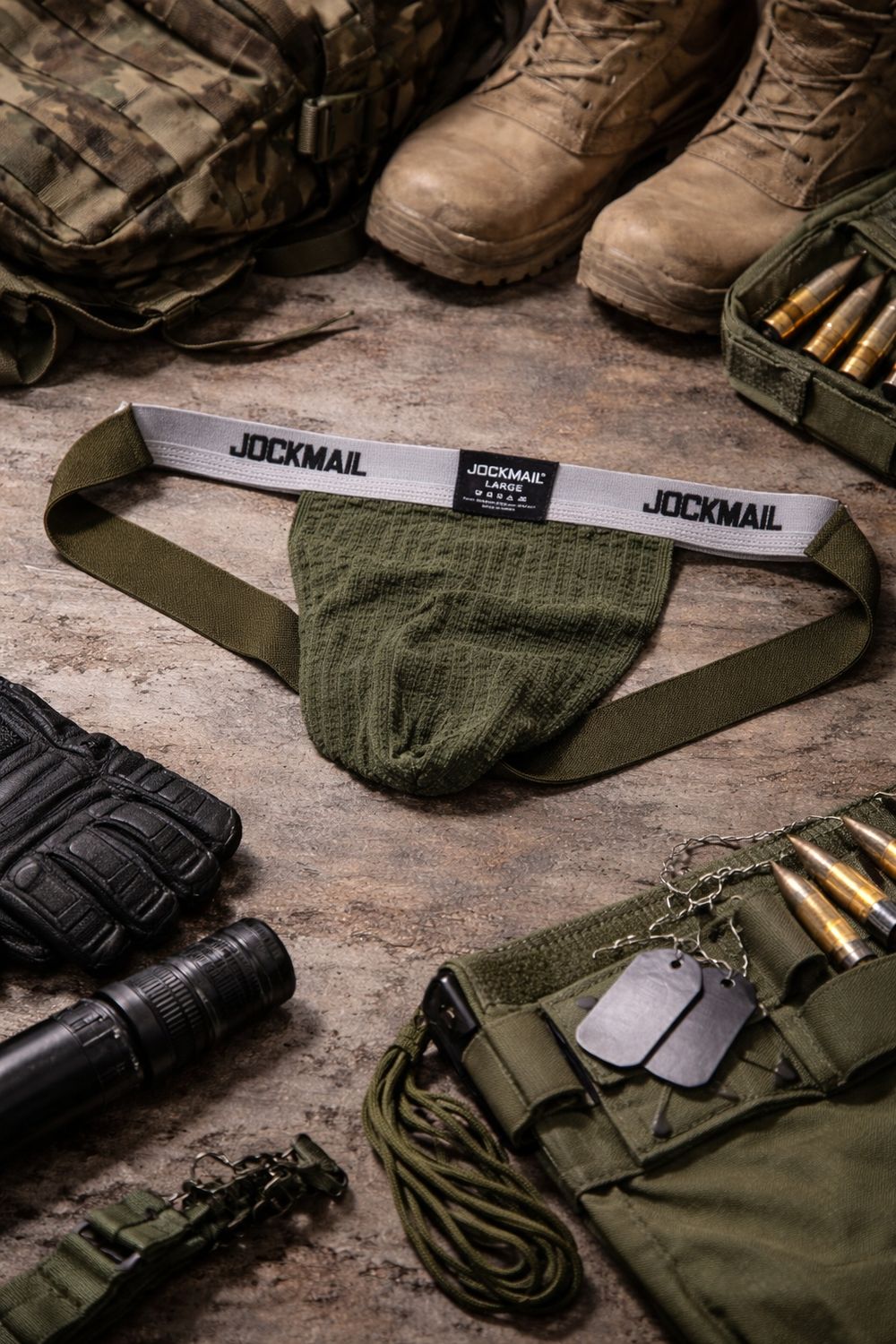 Jockmail Jockstrap - Zelena