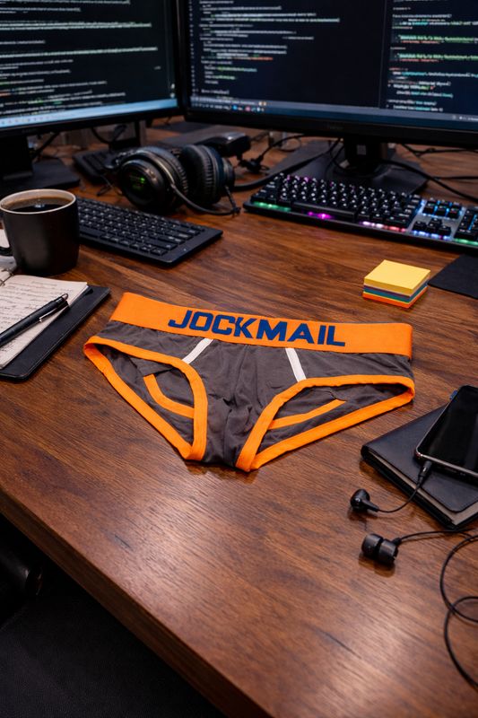 Jockstrap Jockmail Open - Orange