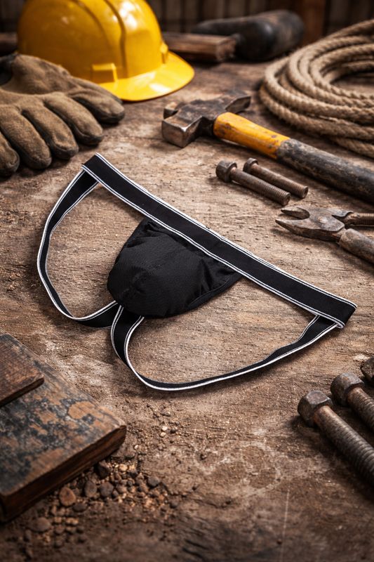 Muški donji veš - Jockstrap Black