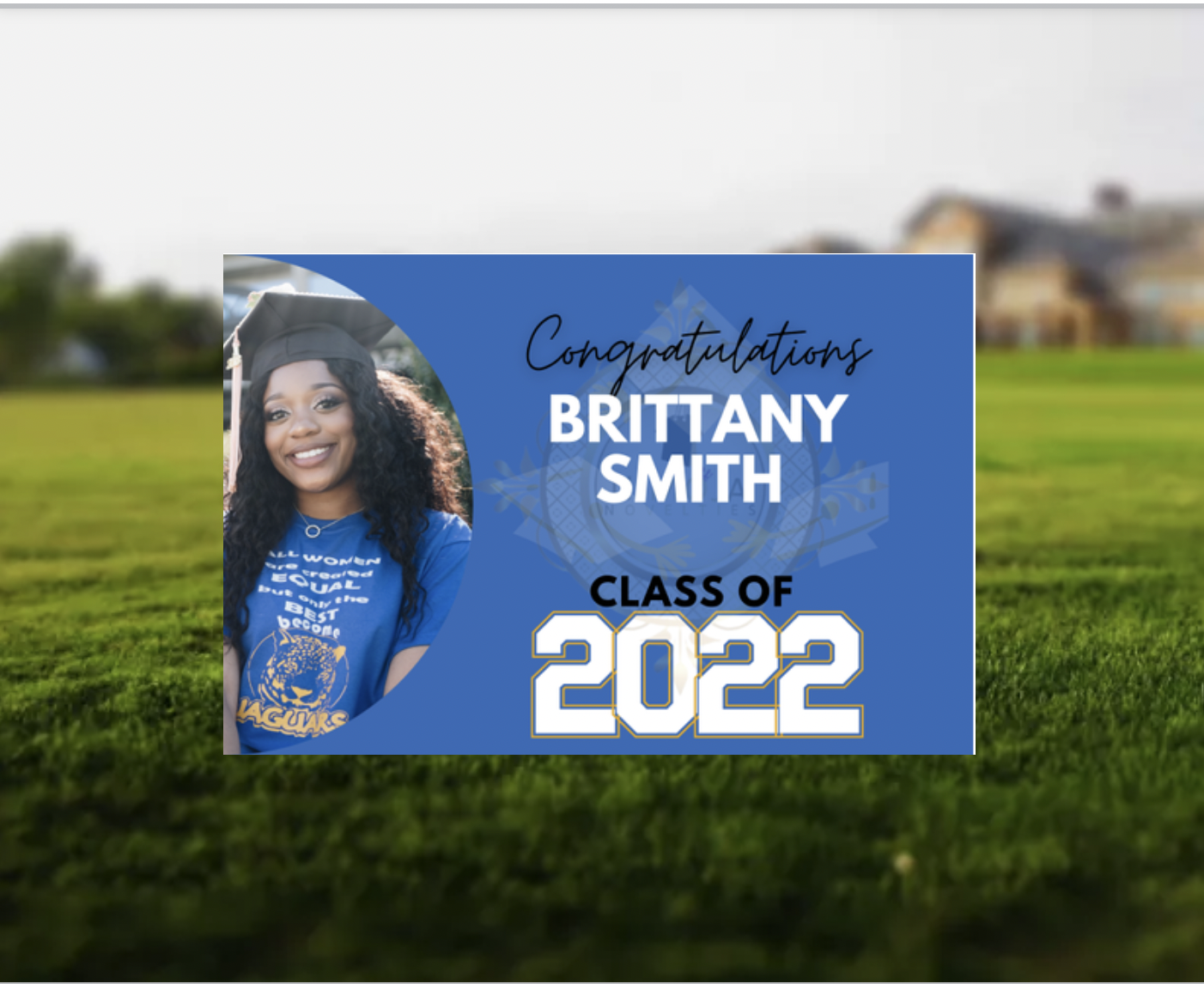 GRADUATION YARD SIGN