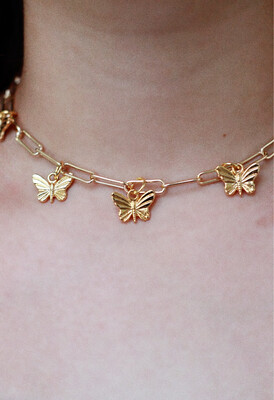 Necklace Butterfly  (Bajo Pedido)