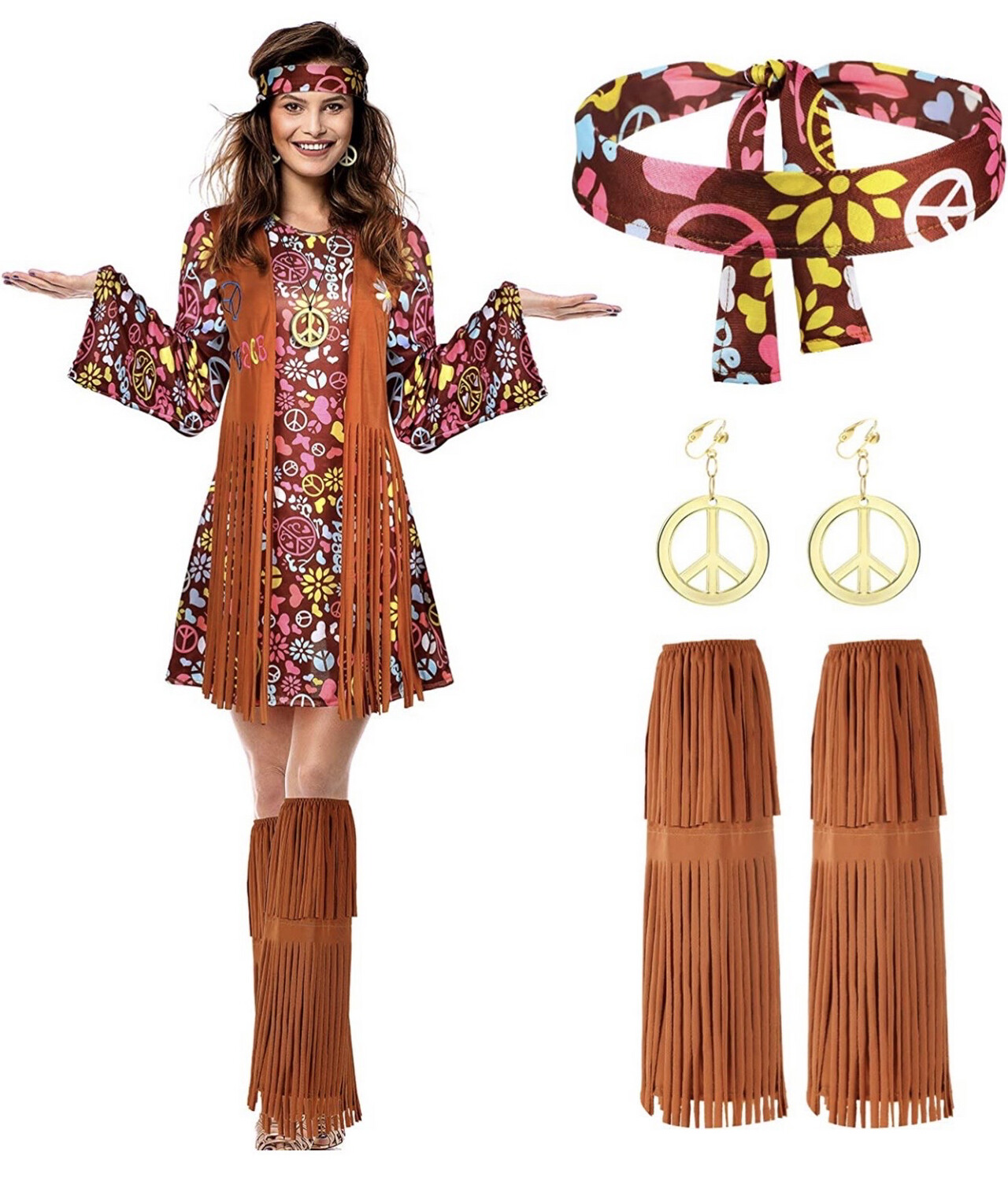 Costume Hippie Chic (Pre-Orden)