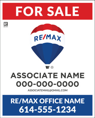 REMAX Realtor 24x30" - Real Estate Sign Panel