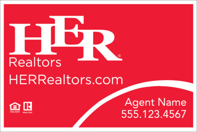HER Realtor 20x30" - Real Estate Sign Panel