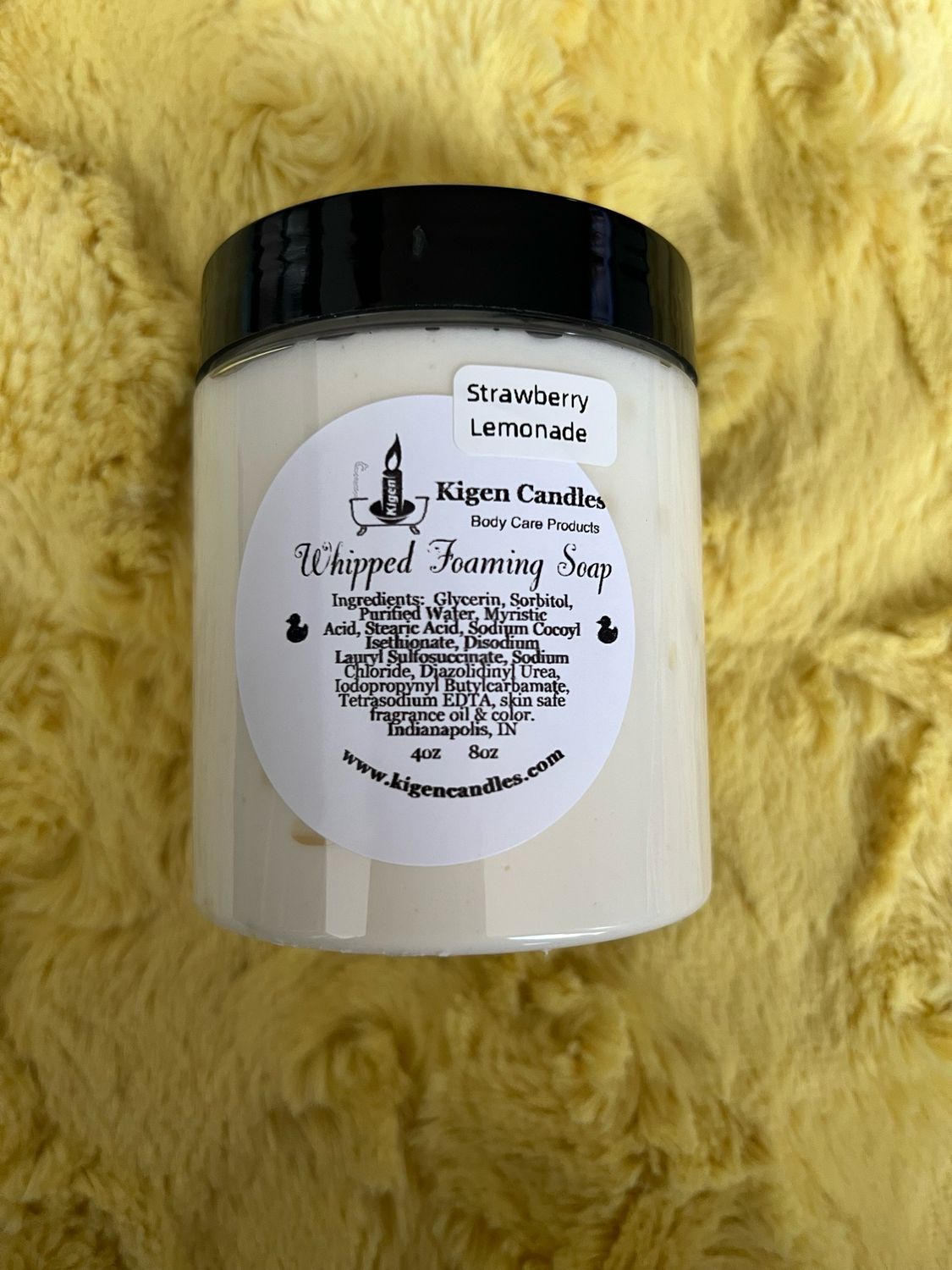 Strawberry Lemonade Whipped Foaming Soap