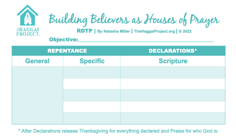 10 RDTP Prayer Strategy 3"x5" Laminated Cards