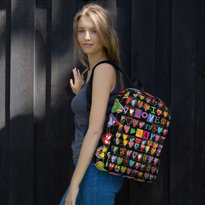 Vibrant I LOVE TO PRAY Backpack
