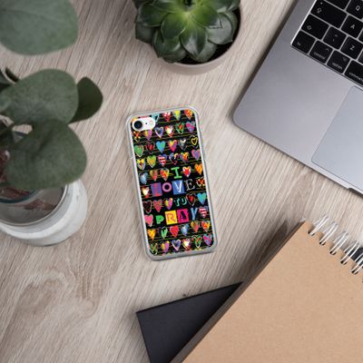 Vibrant I LOVE TO PRAY Clear Case for iPhone®