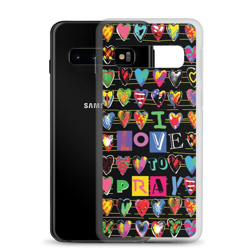 Vibrant I LOVE TO PRAY Clear Case for Samsung®