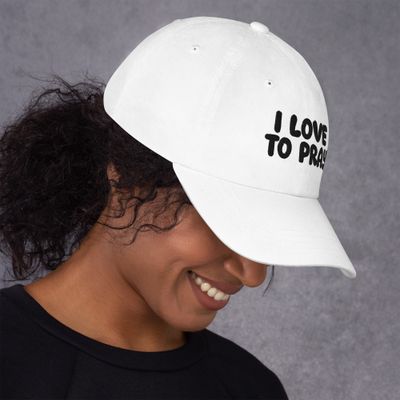 I LOVE TO PRAY Dad Hat