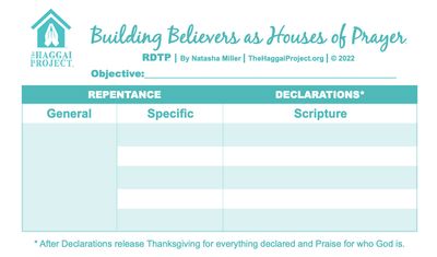10 RDTP Prayer Strategy 3 10 RDTP Prayer Strategy 3"x5" Laminated Cards