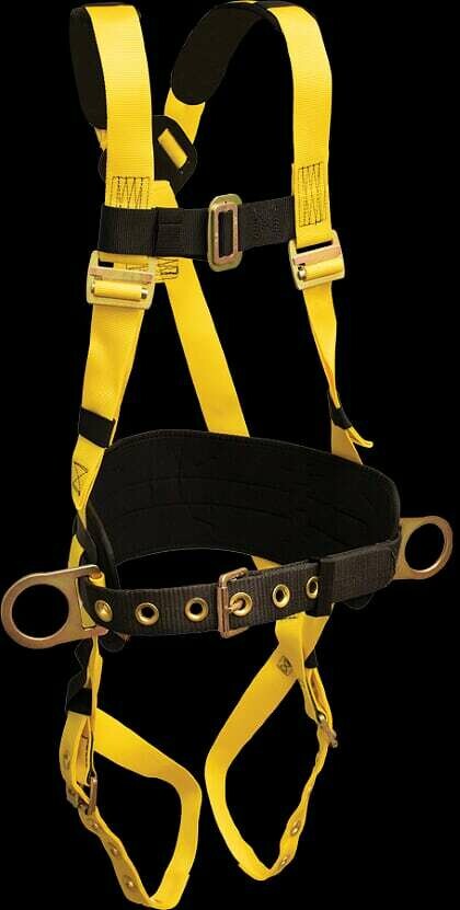 FRENCH CREEK FULL BODY HARNESS WITH BACK AND HIP DEES, REMOVABLE WAIST BELT AND SHOULDER