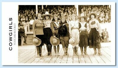 Rodeo Cowgirls Postcard Booklet
