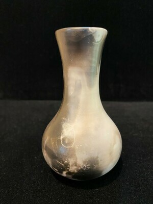 Miniature Black & White Upright Vase
