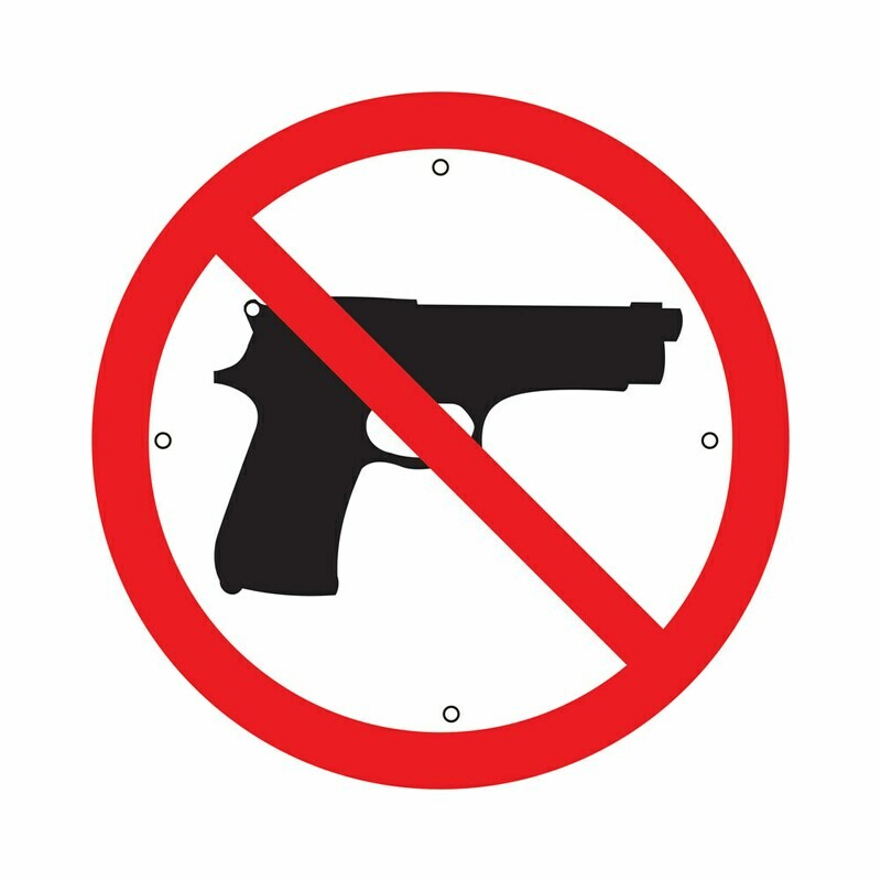 Tenant Signage - No Firearms